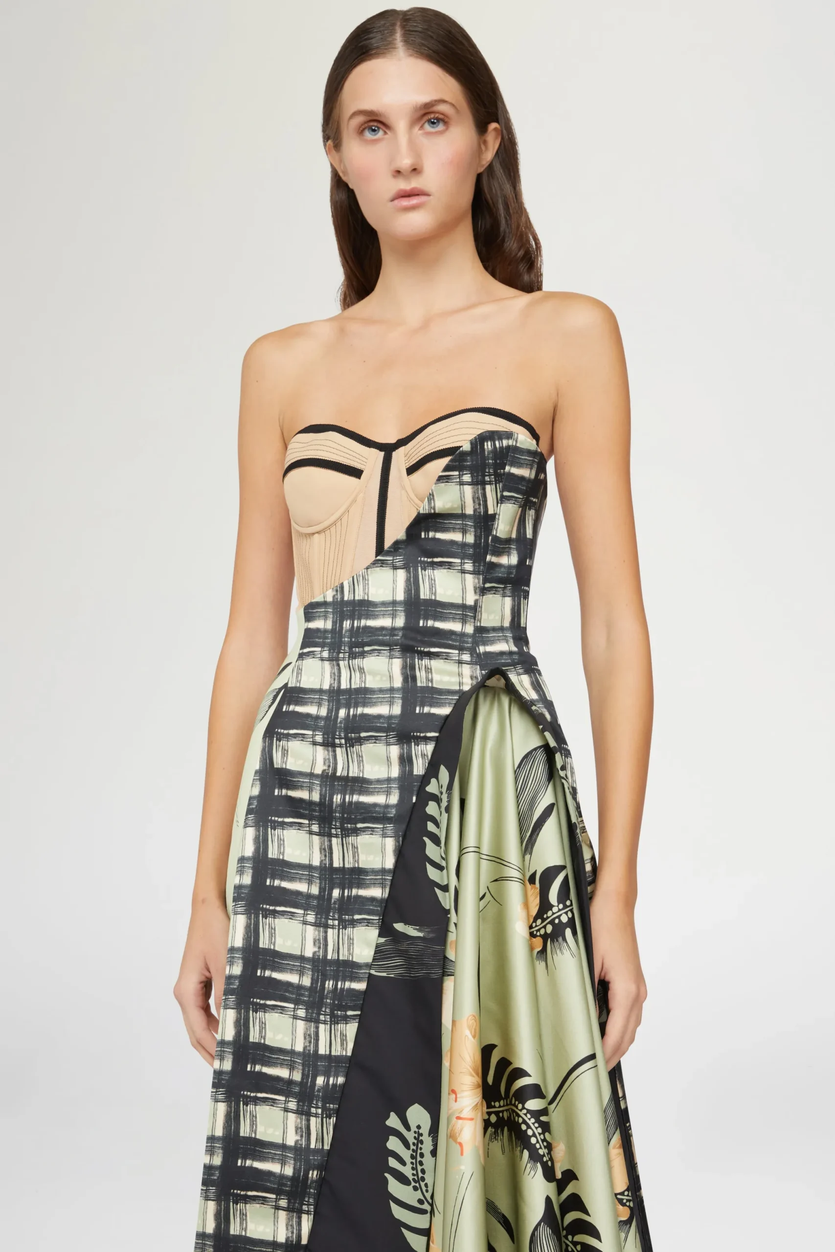 Outlet Antonio Marras Abito Bustier Stampa Ibiscus