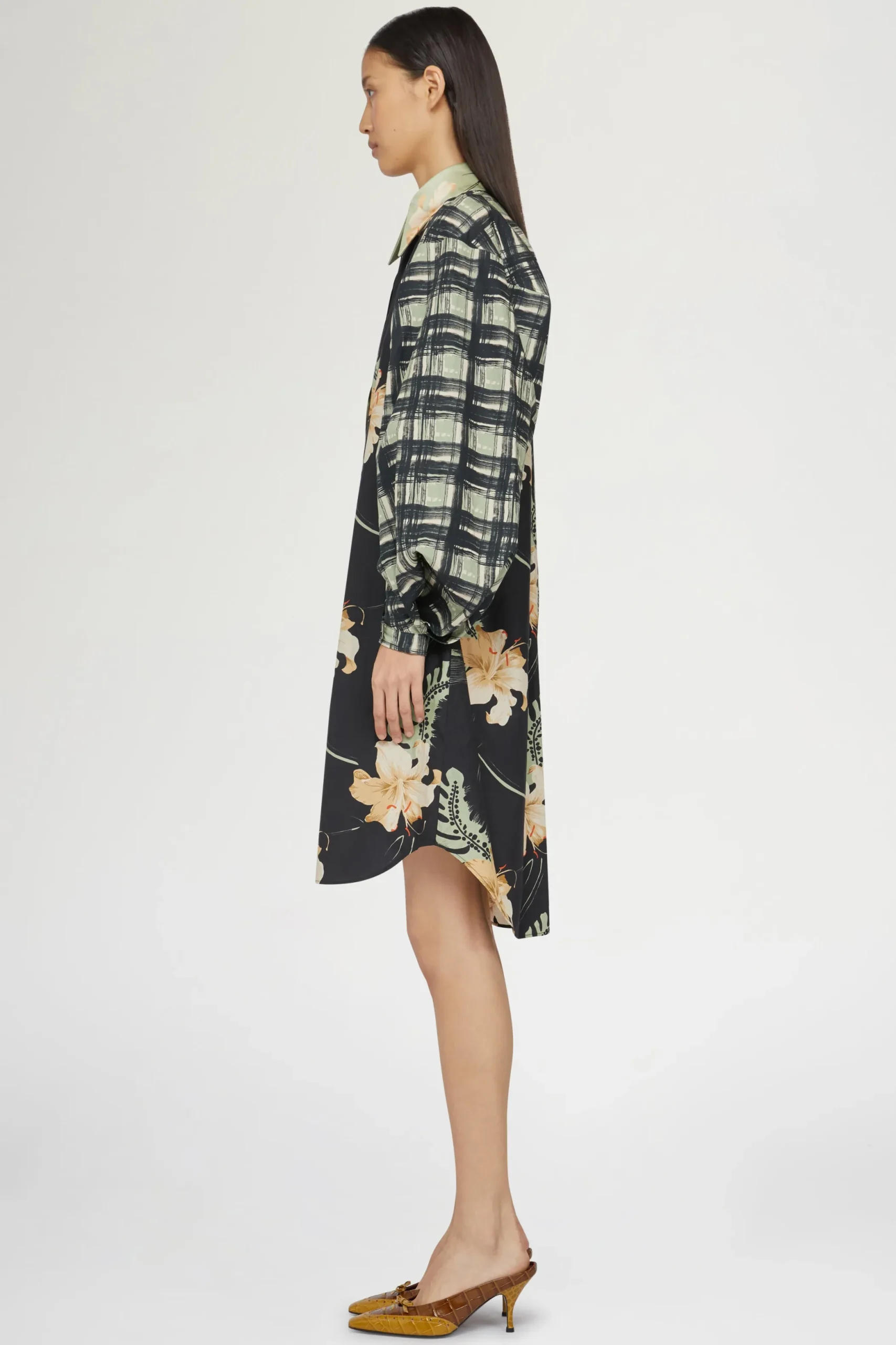 New Antonio Marras Abito Camicia Stampa Ibiscus