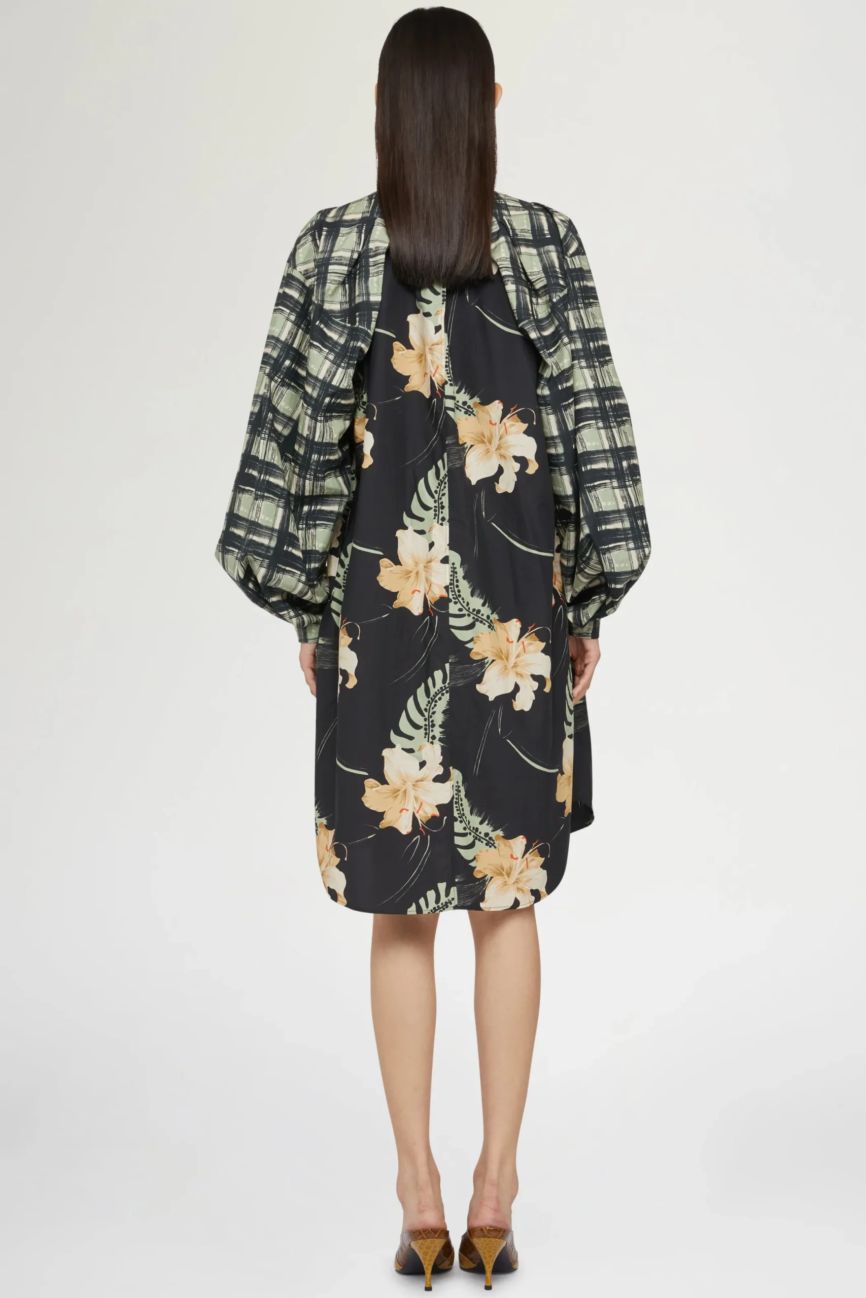 New Antonio Marras Abito Camicia Stampa Ibiscus