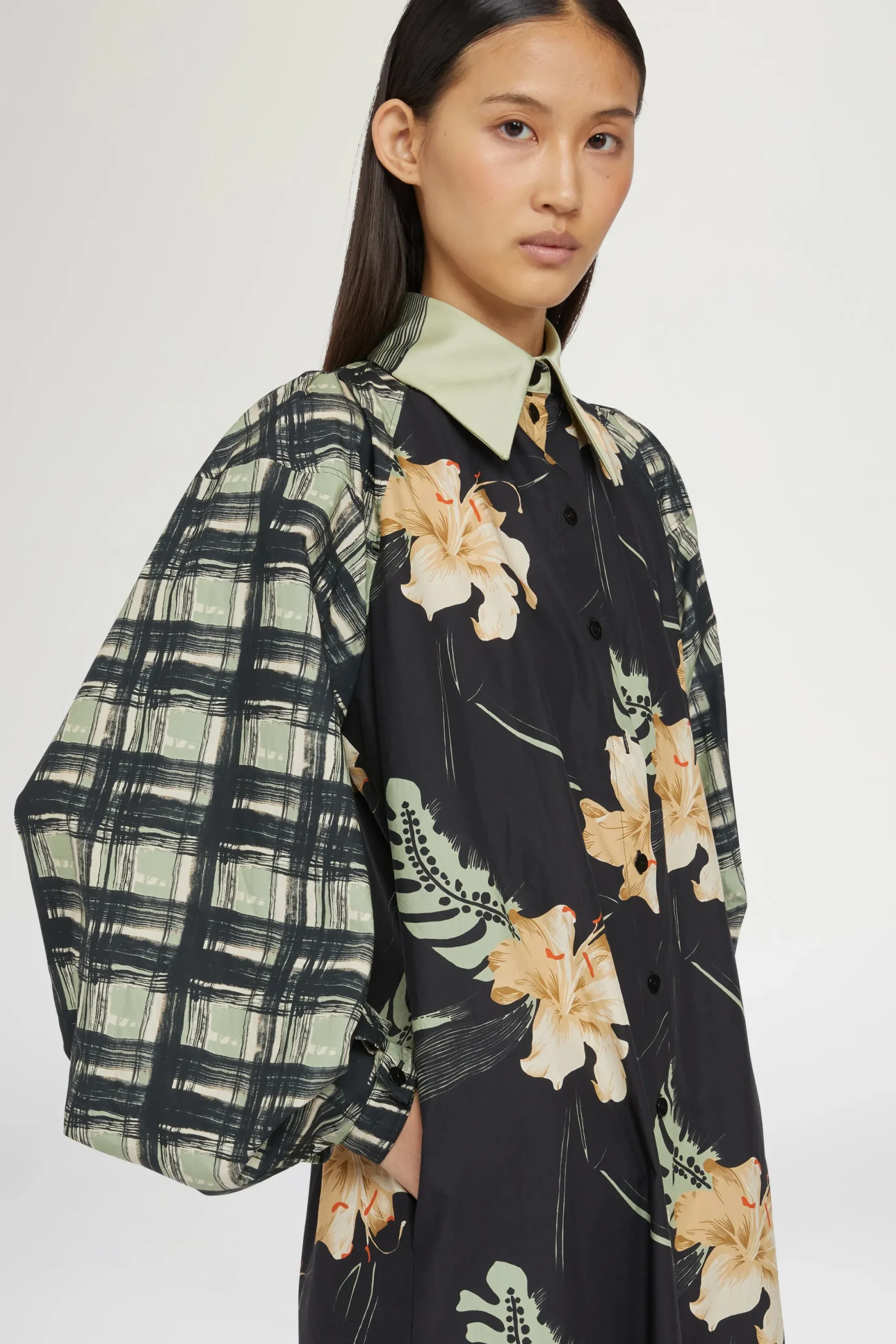 New Antonio Marras Abito Camicia Stampa Ibiscus
