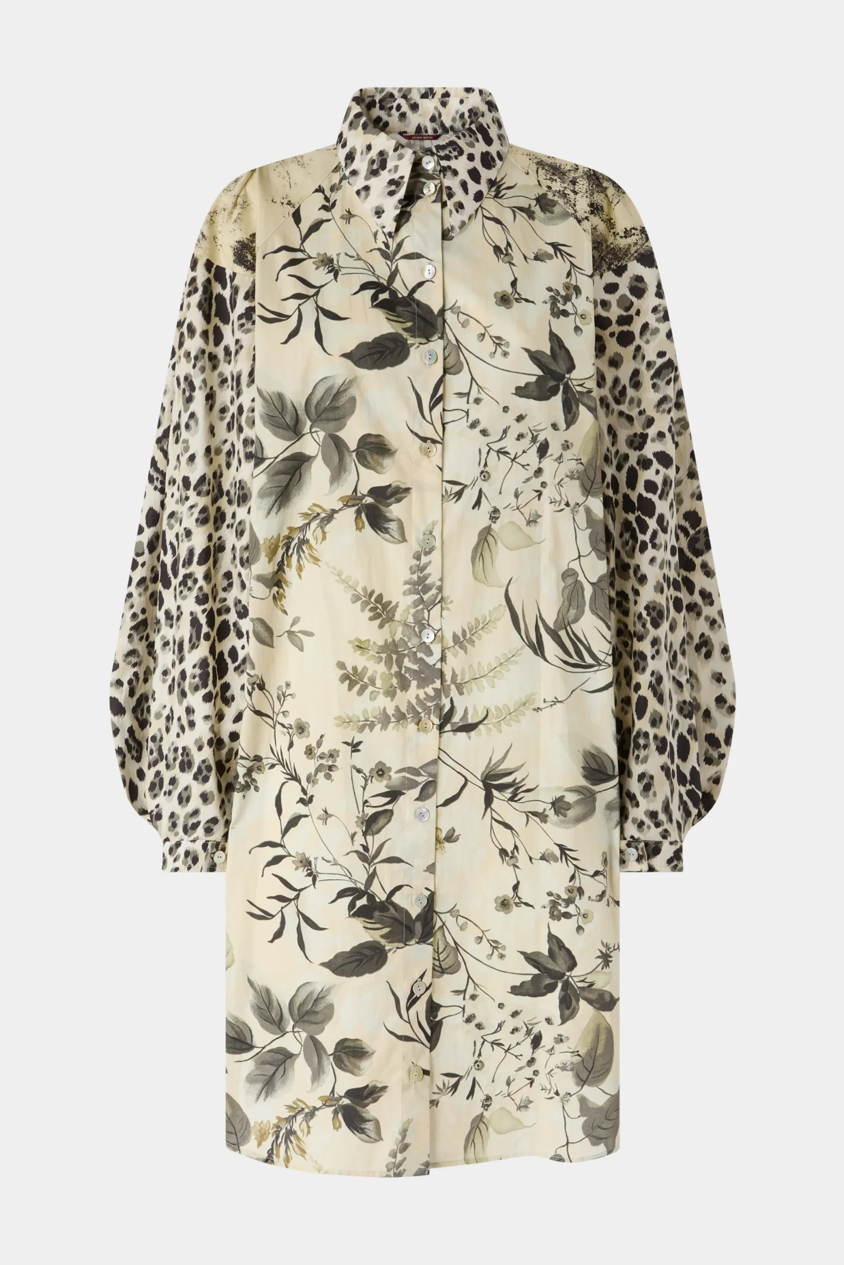 Fashion Antonio Marras Abito Camicia Stampa Tropicale
