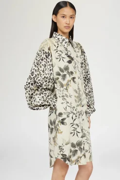 Fashion Antonio Marras Abito Camicia Stampa Tropicale