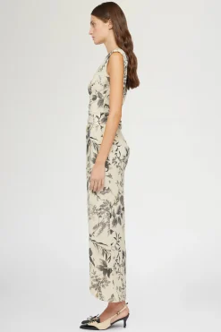 Sale Antonio Marras Abito Midi Stampa Tropicale