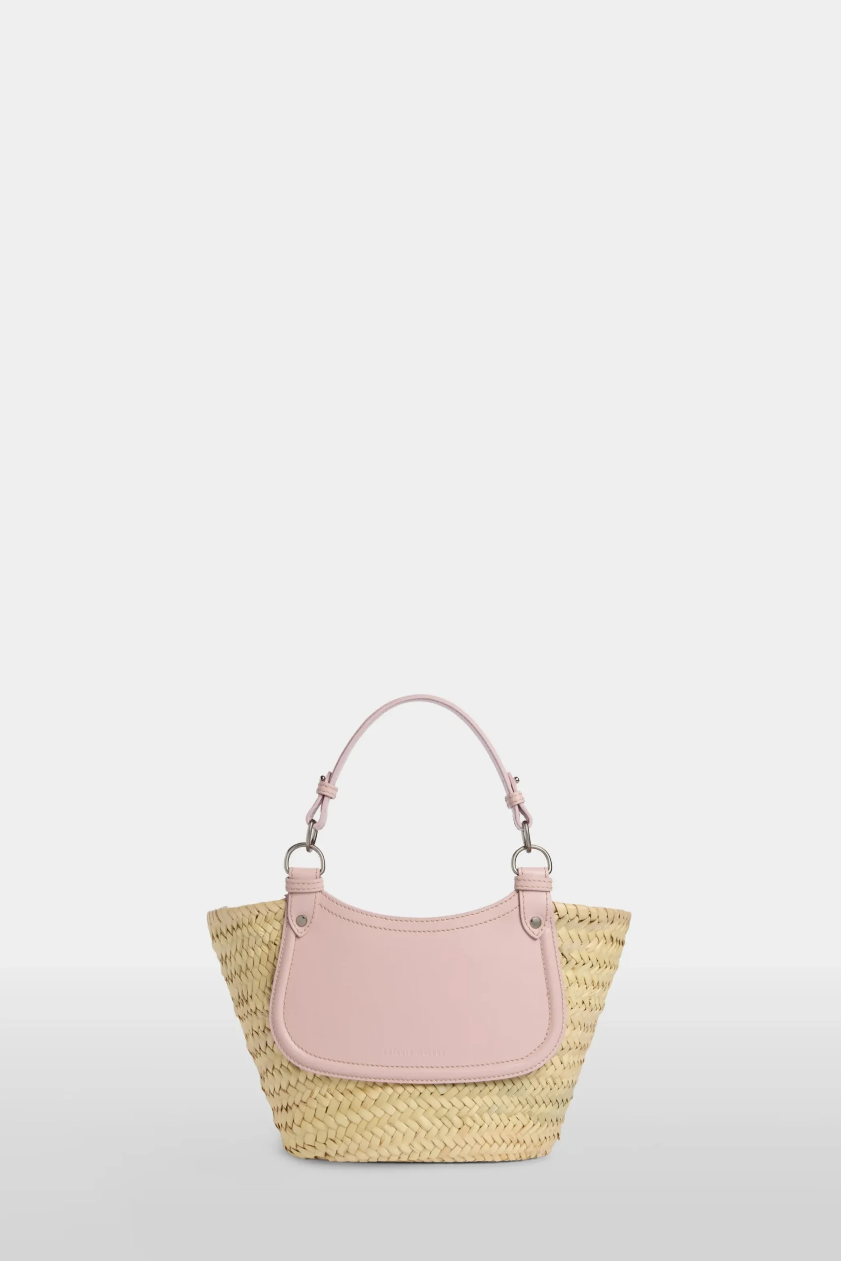 Outlet Antonio Marras Borsa di Paglia Media Rosa