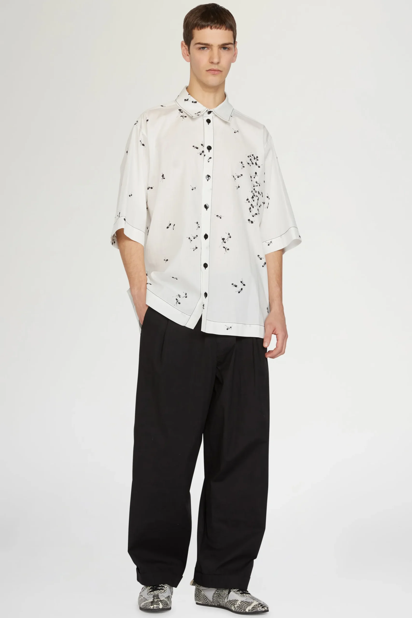 Best Antonio Marras Camicia con Stampa Formiche