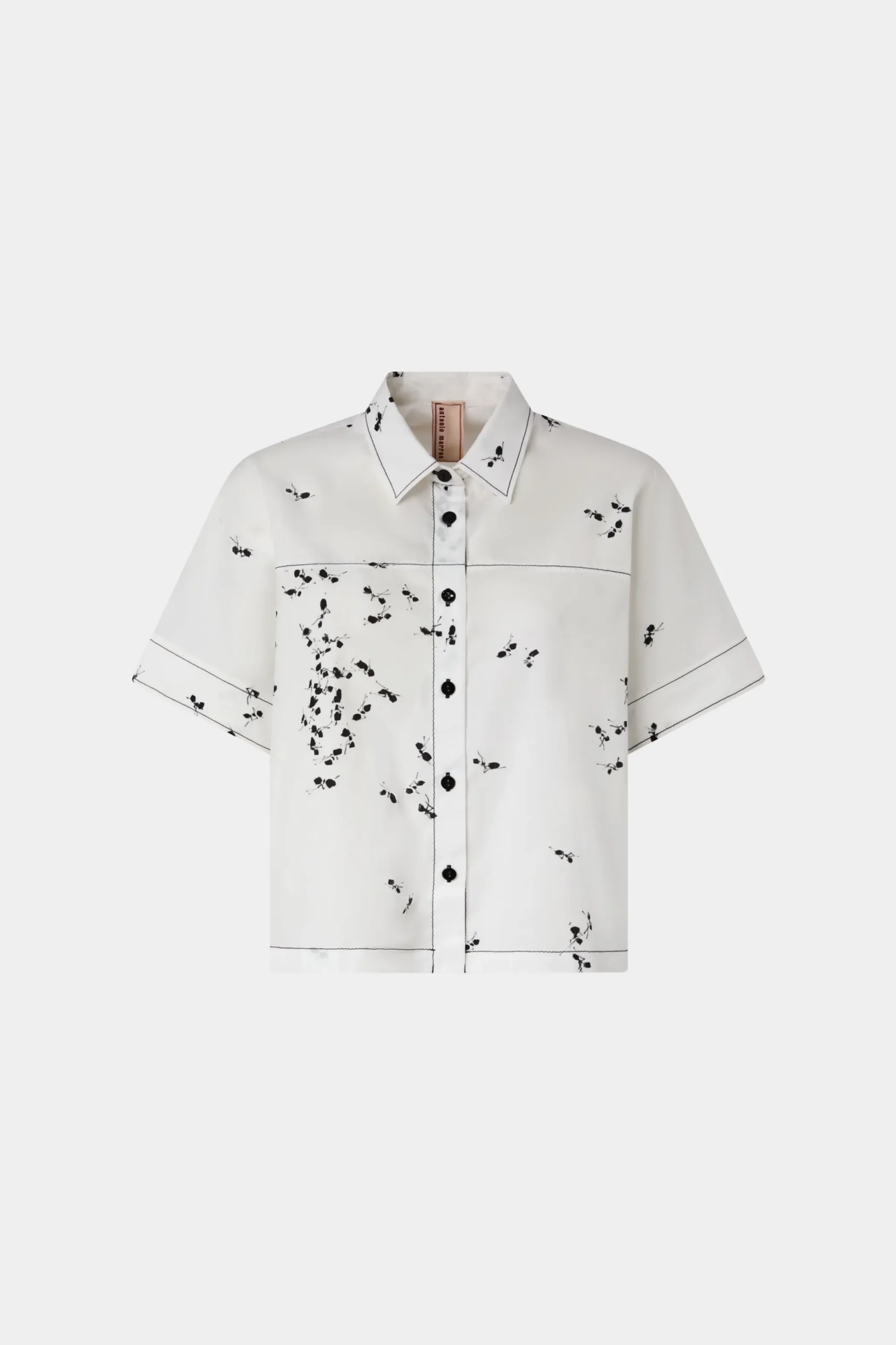 Clearance Antonio Marras Camicia Corta Stampa Formiche