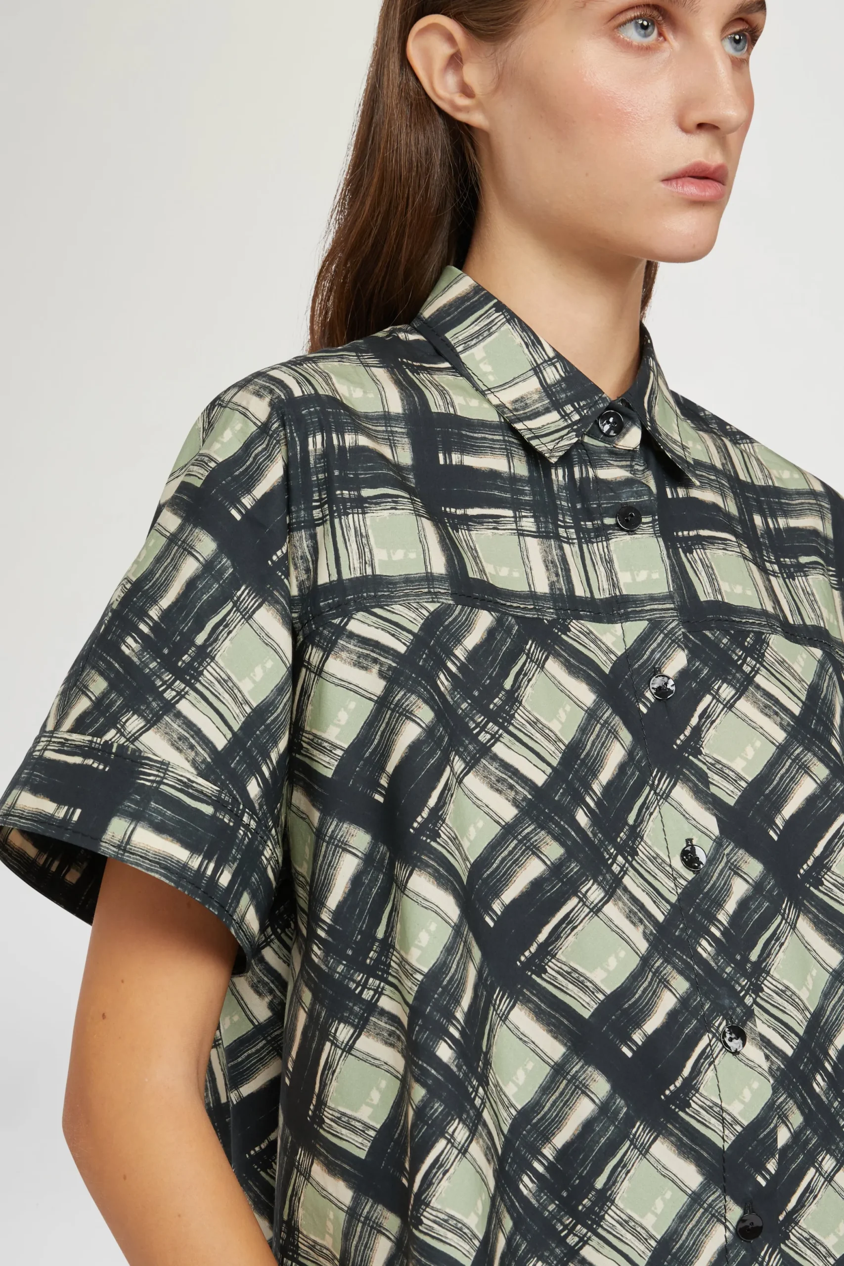 Outlet Antonio Marras Camicia Maniche Corte Quadri