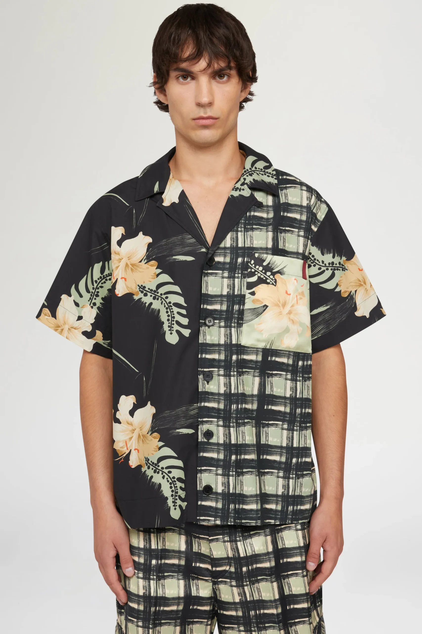 Fashion Antonio Marras Camicia stampa Floreale e Quadri