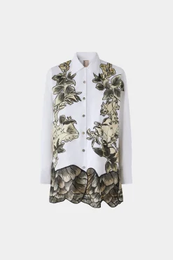 Clearance Antonio Marras Camicia Stampa Tropicale e Animalier