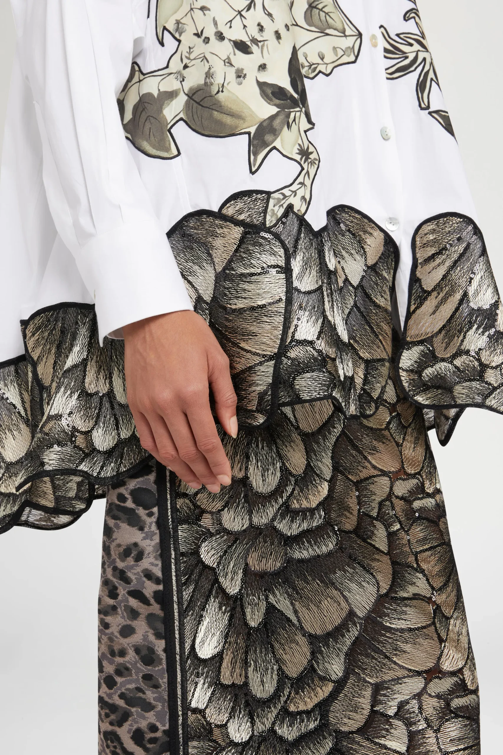 Clearance Antonio Marras Camicia Stampa Tropicale e Animalier