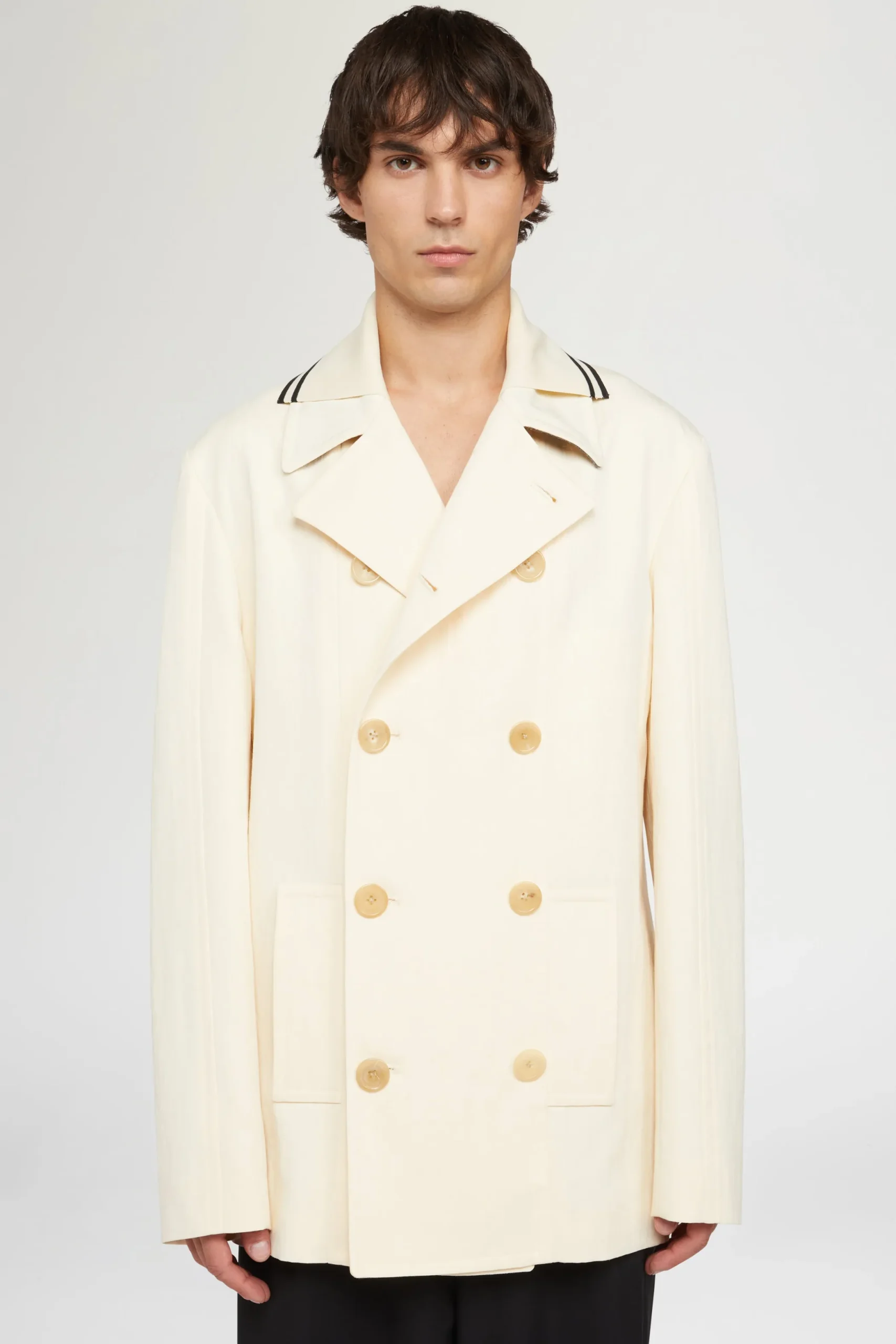 New Antonio Marras Cappotto Doppiopetto Crema