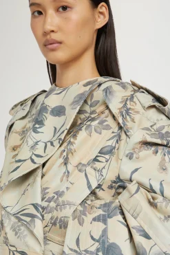 Discount Antonio Marras Giacca di Pelle Stampa Tropicale