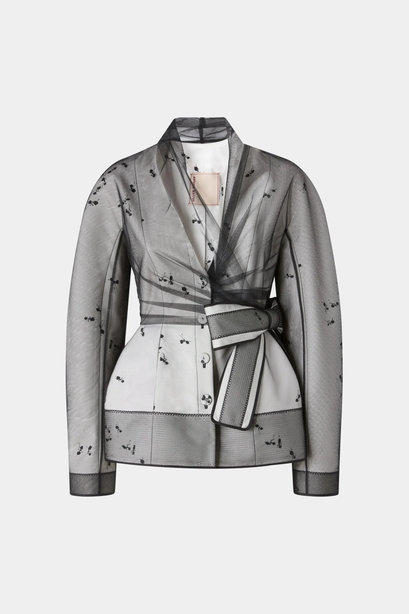 New Antonio Marras Giacca Duchesse stampa Formiche