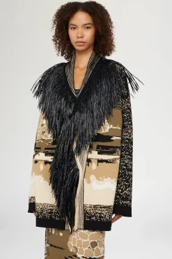 Outlet Antonio Marras Giacca in maglia con Frange