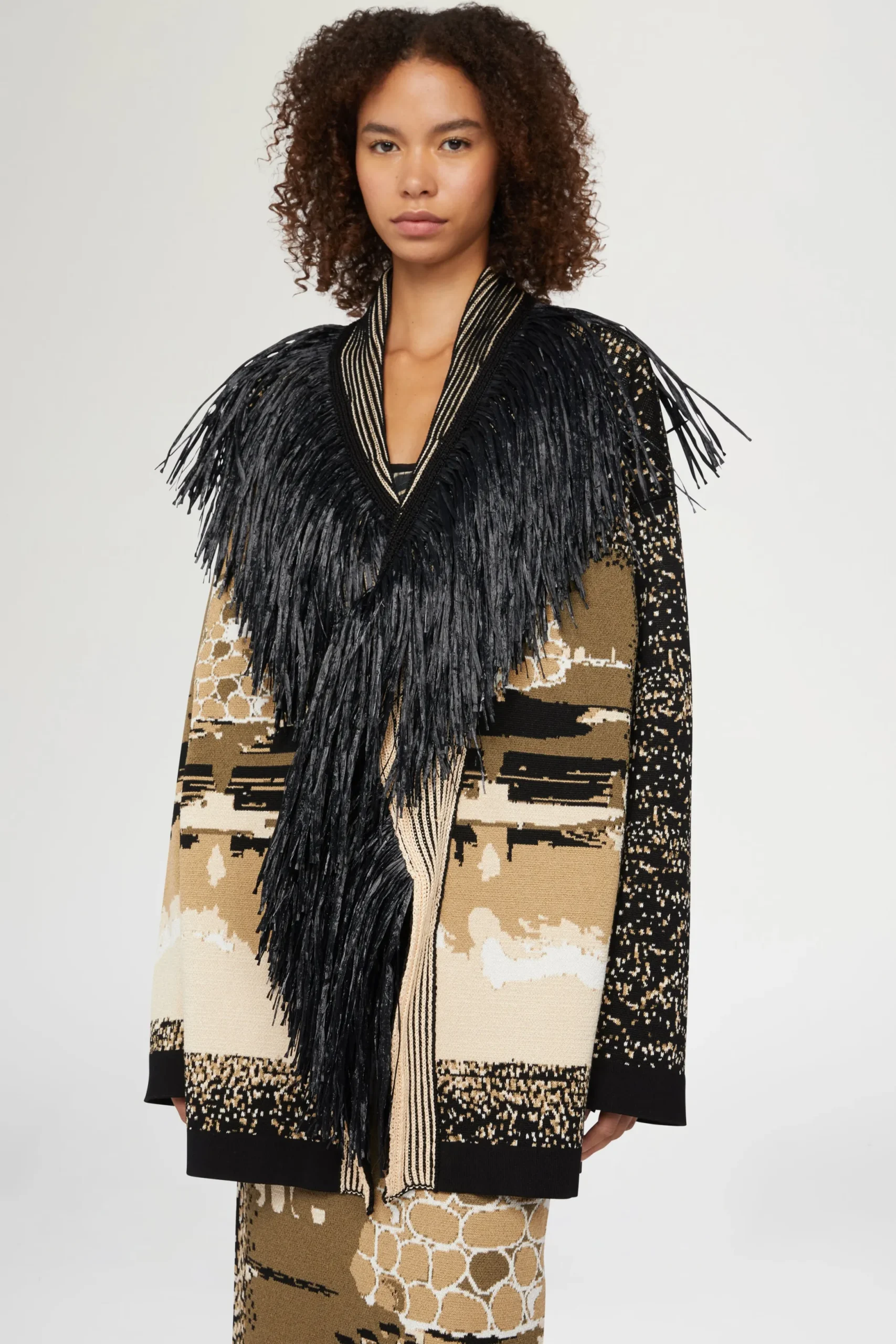 Outlet Antonio Marras Giacca in maglia con Frange