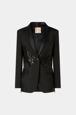 Hot Antonio Marras Giacca nera con paillettes
