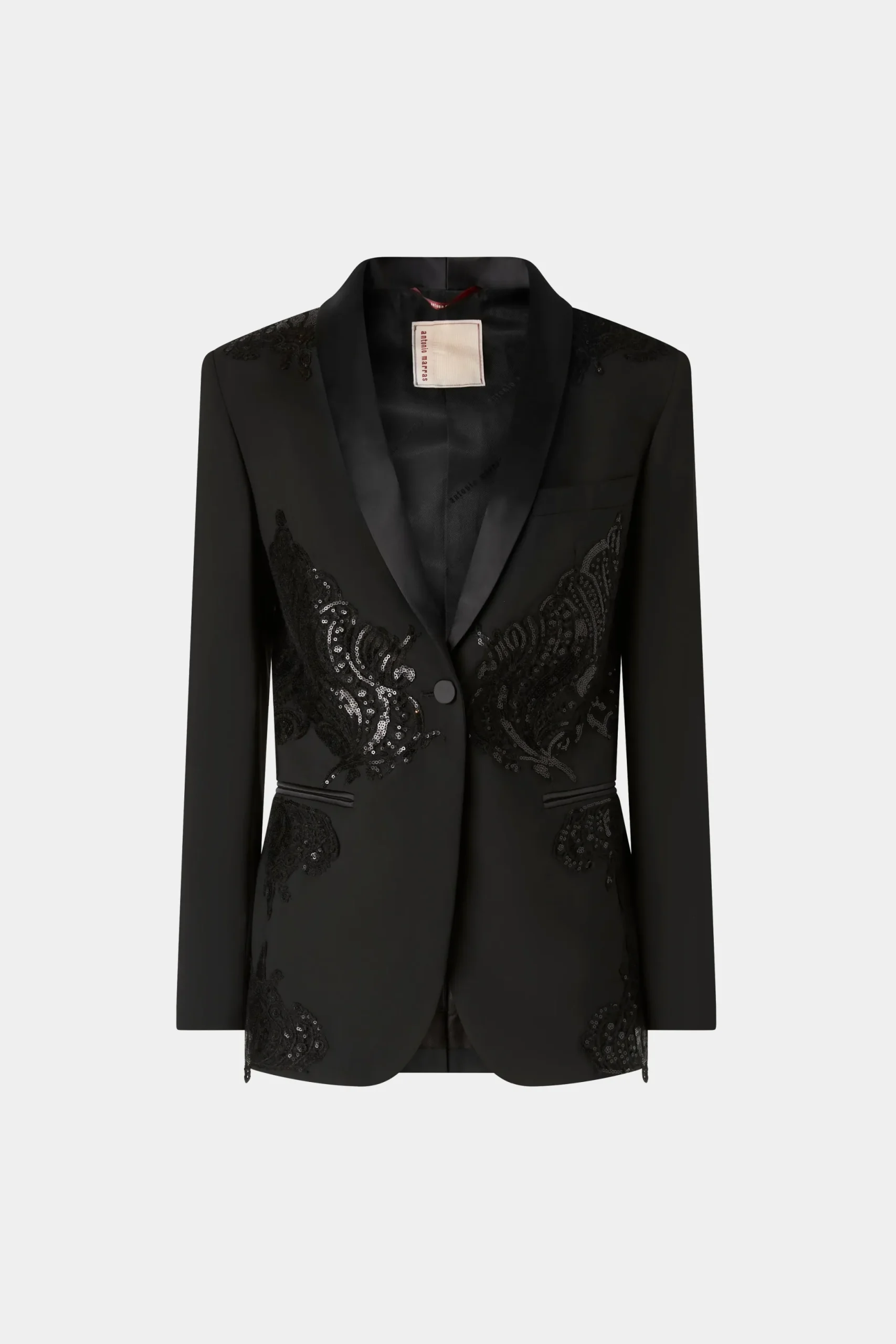 Hot Antonio Marras Giacca nera con paillettes