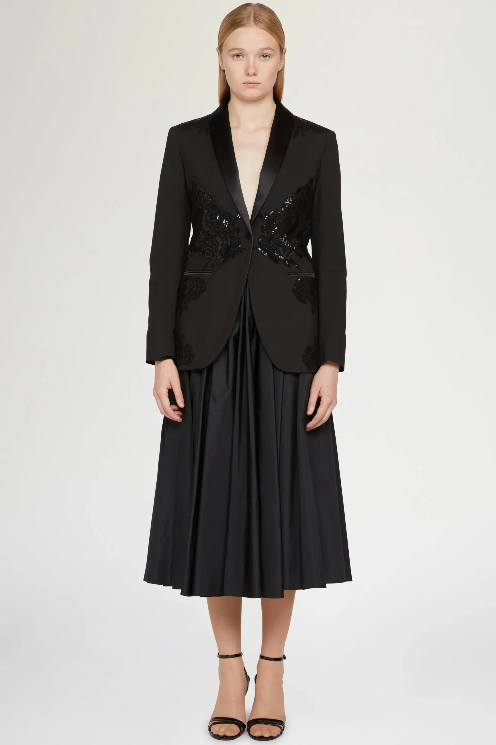 Hot Antonio Marras Giacca nera con paillettes