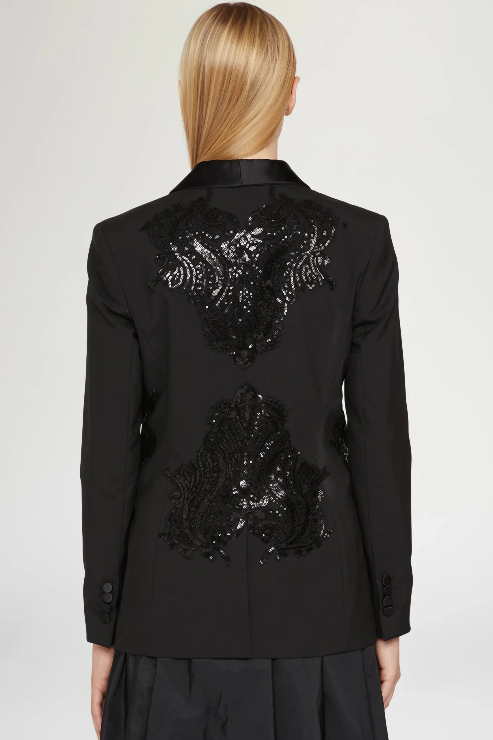 Hot Antonio Marras Giacca nera con paillettes