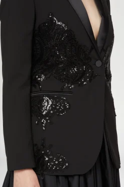 Hot Antonio Marras Giacca nera con paillettes