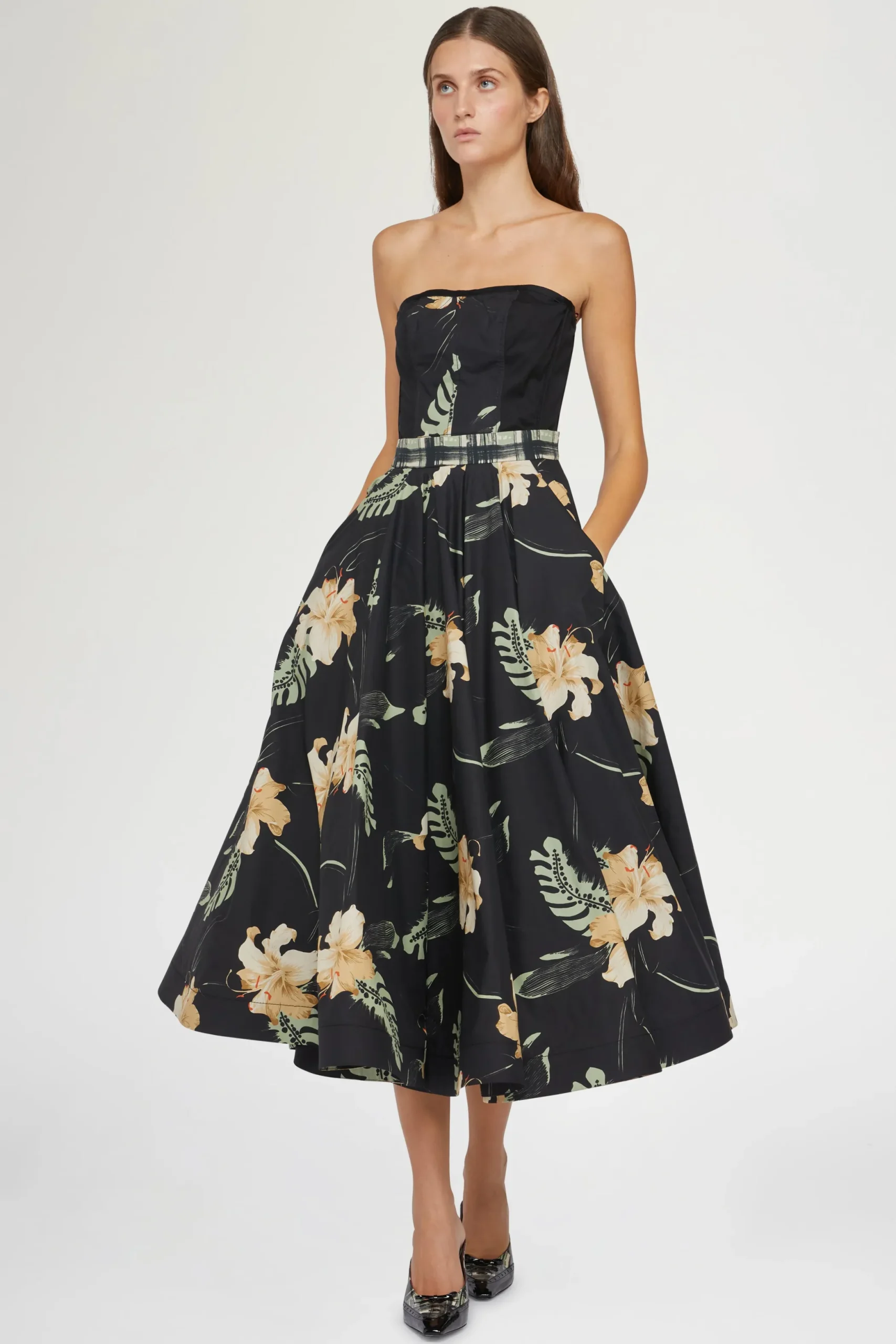 Sale Antonio Marras Gonna Midi Stampa Ibiscus