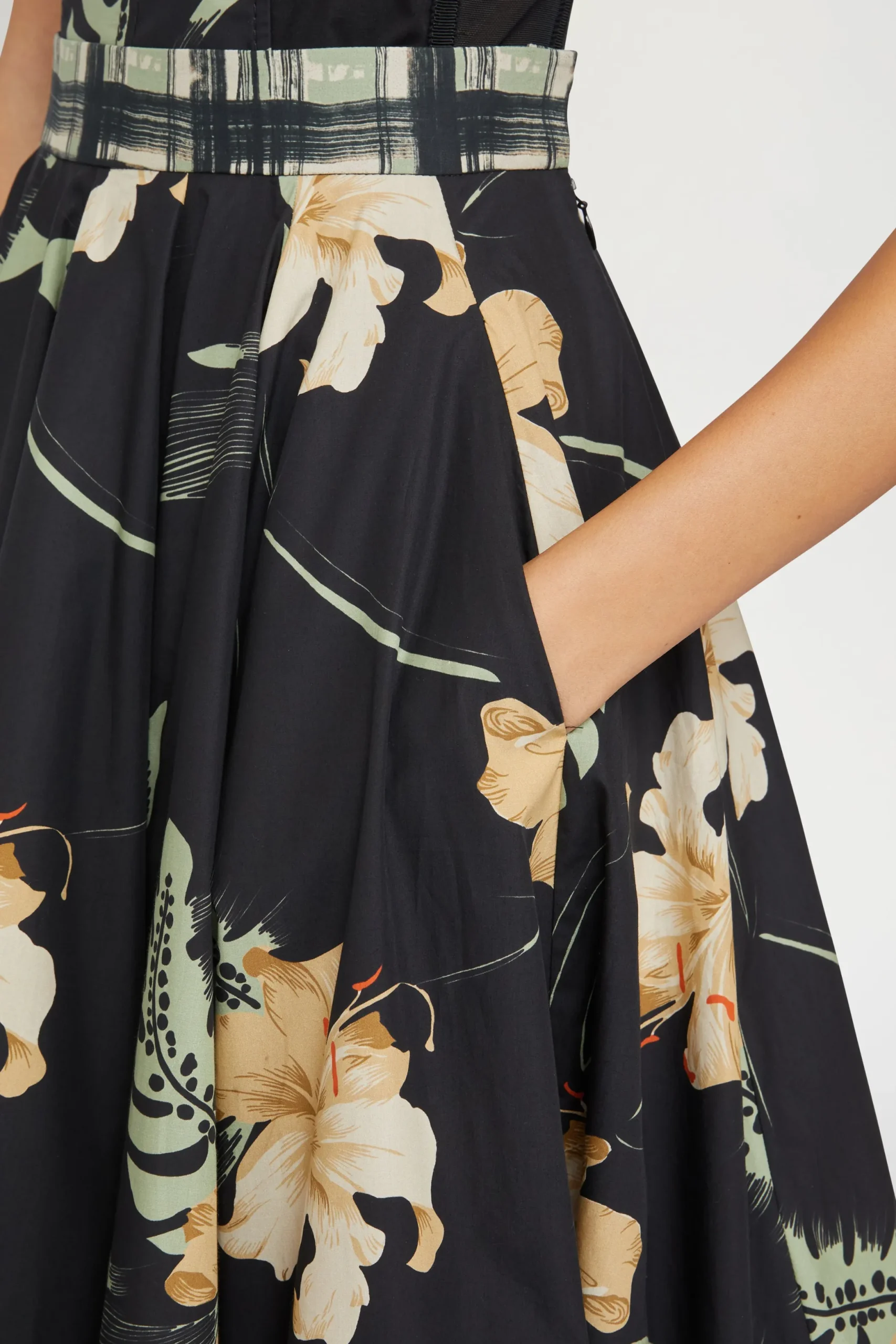 Sale Antonio Marras Gonna Midi Stampa Ibiscus