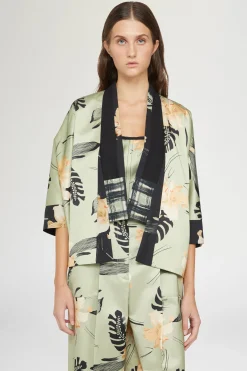 Outlet Antonio Marras Kimono Stampa Ibiscus