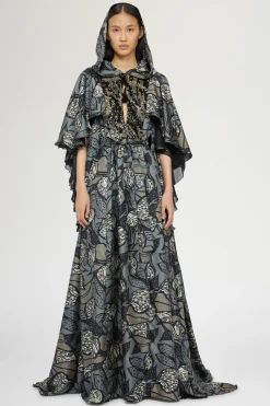 Fashion Antonio Marras Maxi Abito Foresta Tropicale