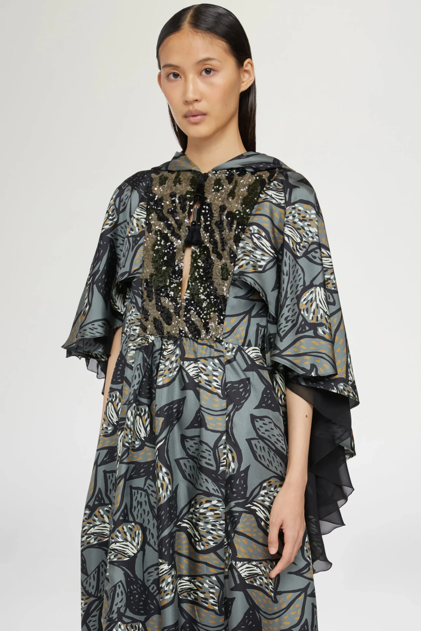 Fashion Antonio Marras Maxi Abito Foresta Tropicale