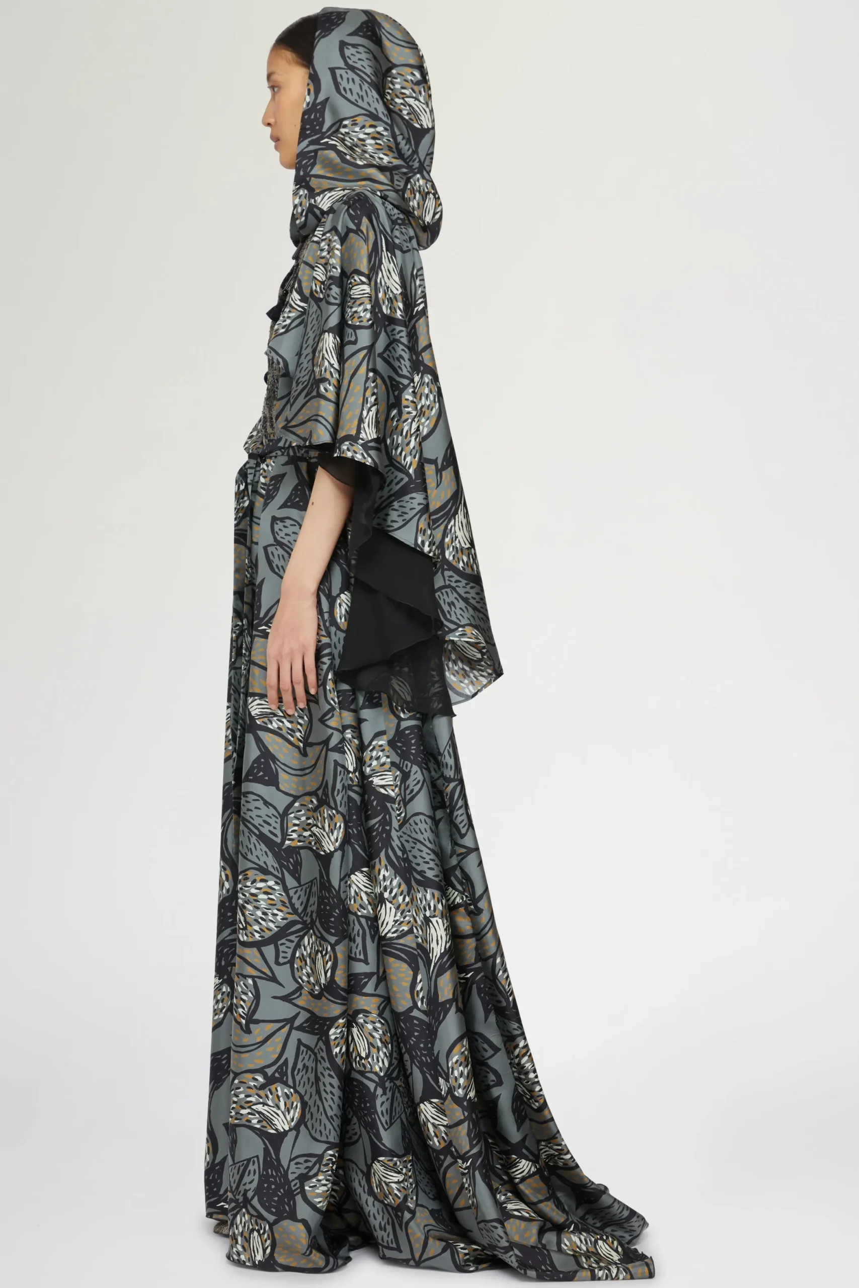 Fashion Antonio Marras Maxi Abito Foresta Tropicale