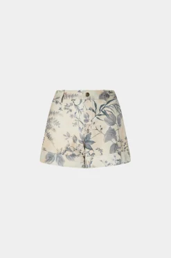 Online Antonio Marras Pantaloncini di Pelle Stampa Tropicale