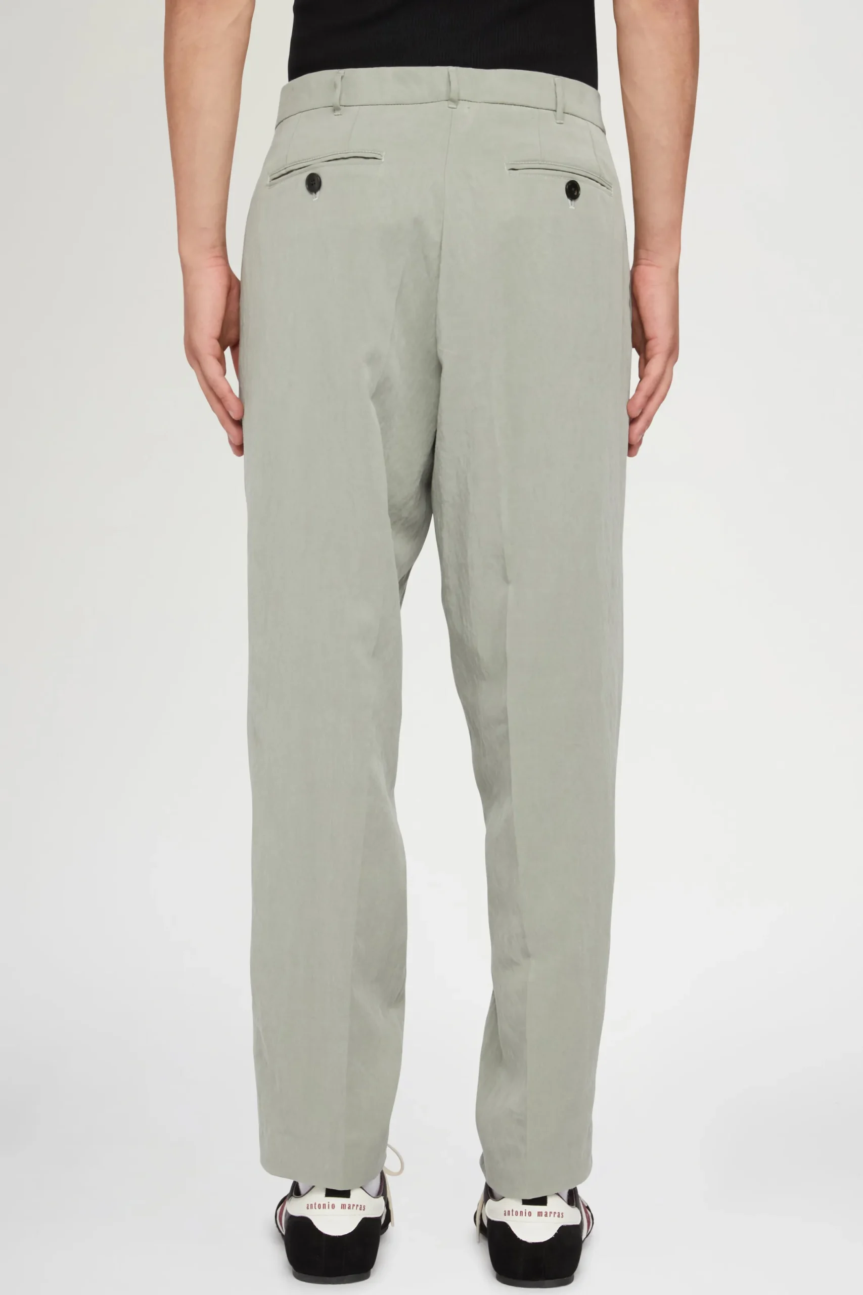 Clearance Antonio Marras Pantaloni Dritti Verde Salvia
