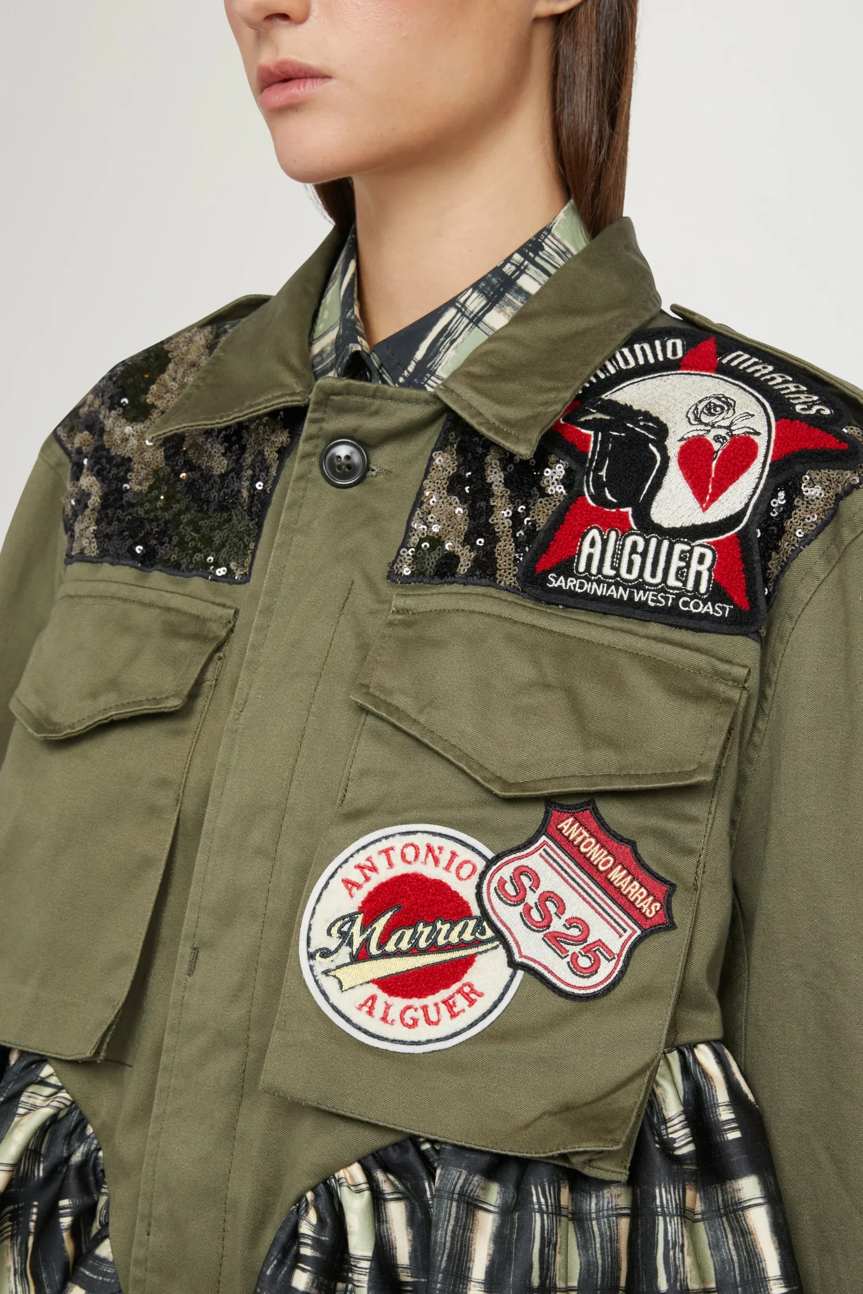 Sale Antonio Marras Parka Quadri