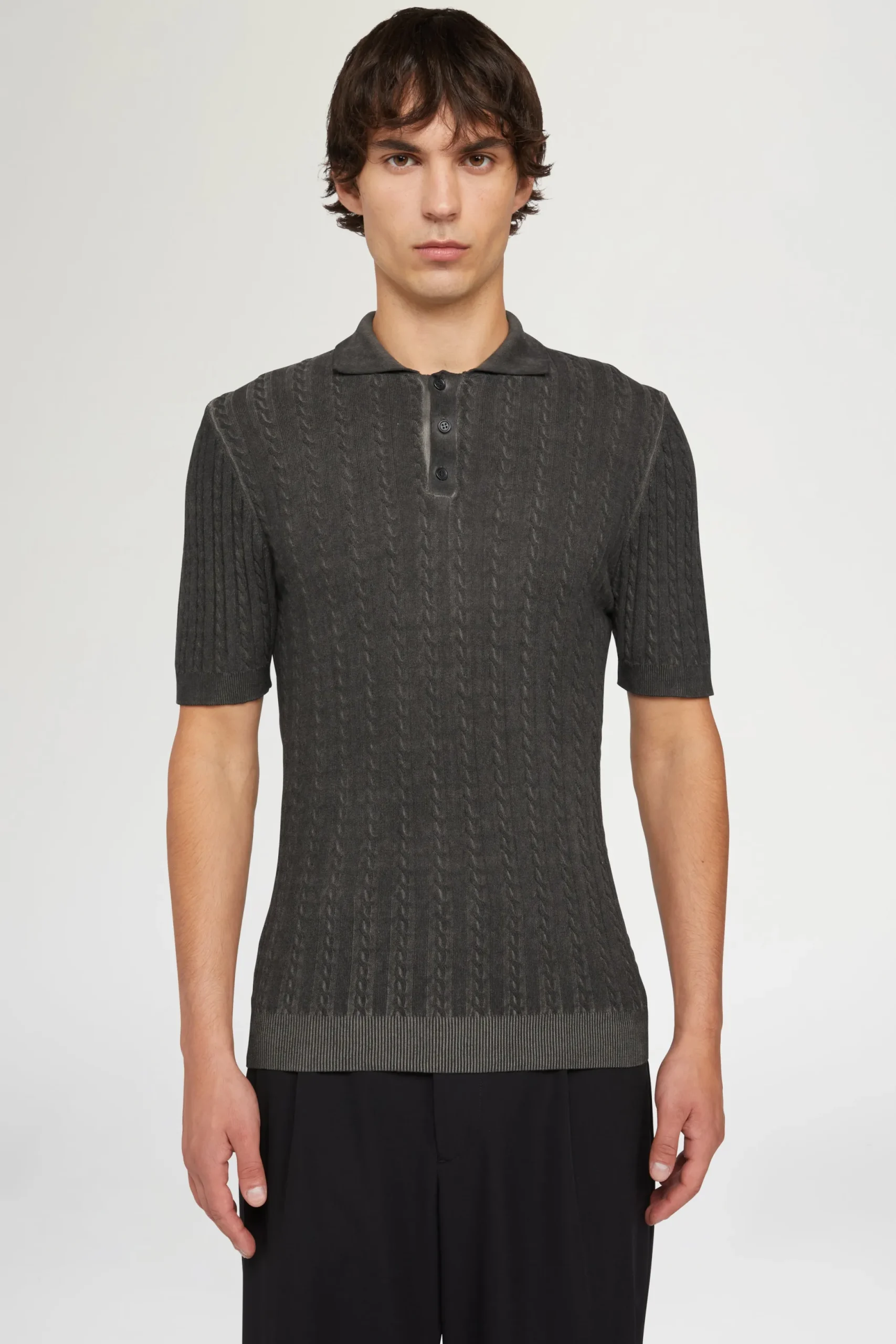 Online Antonio Marras Polo in Maglia Grigia