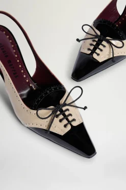 Online Antonio Marras Slingback Nere & Ecrù