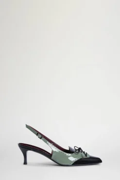 Outlet Antonio Marras Slingback Nere e Verdi