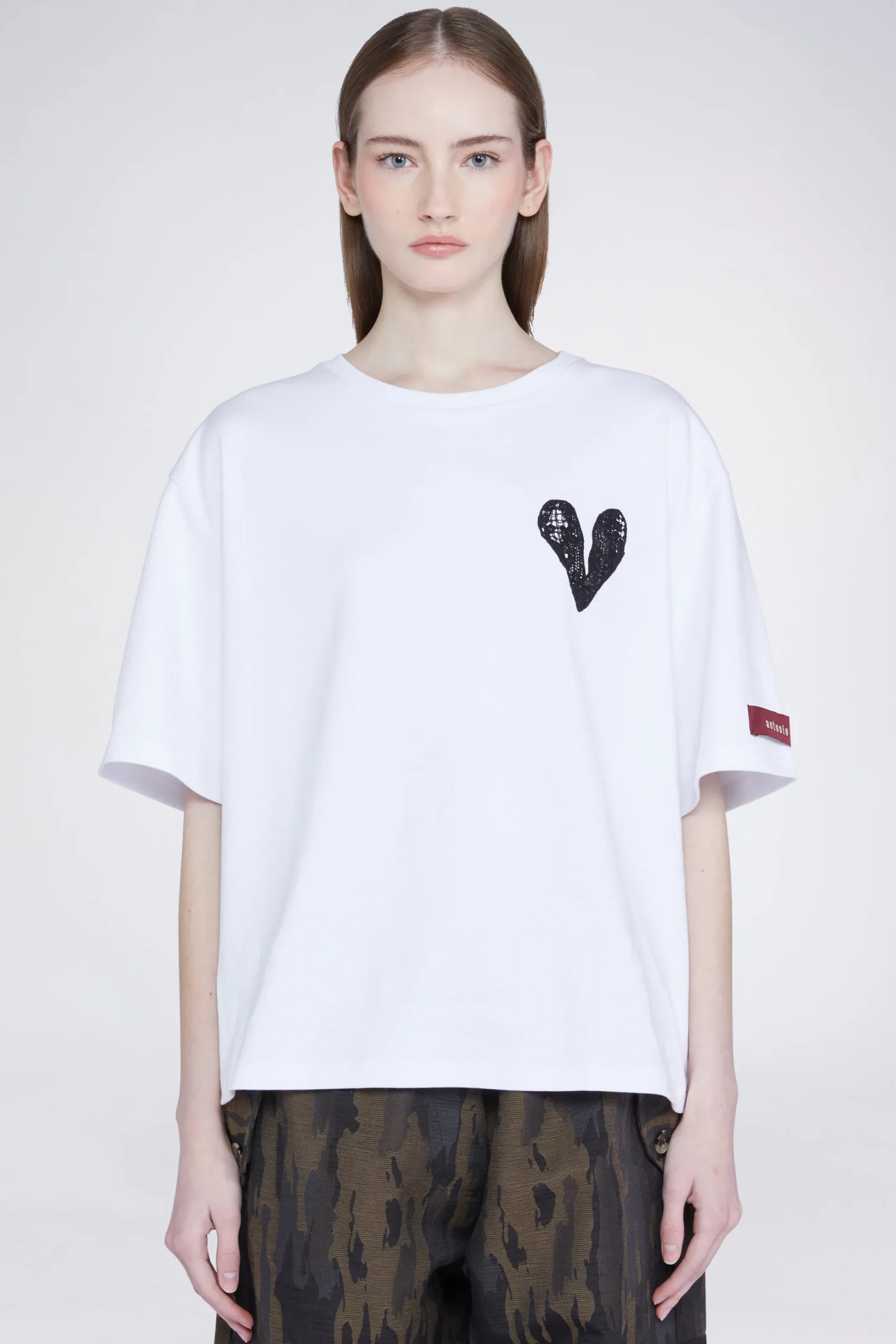 Online Antonio Marras T-shirt Cuore Bianca