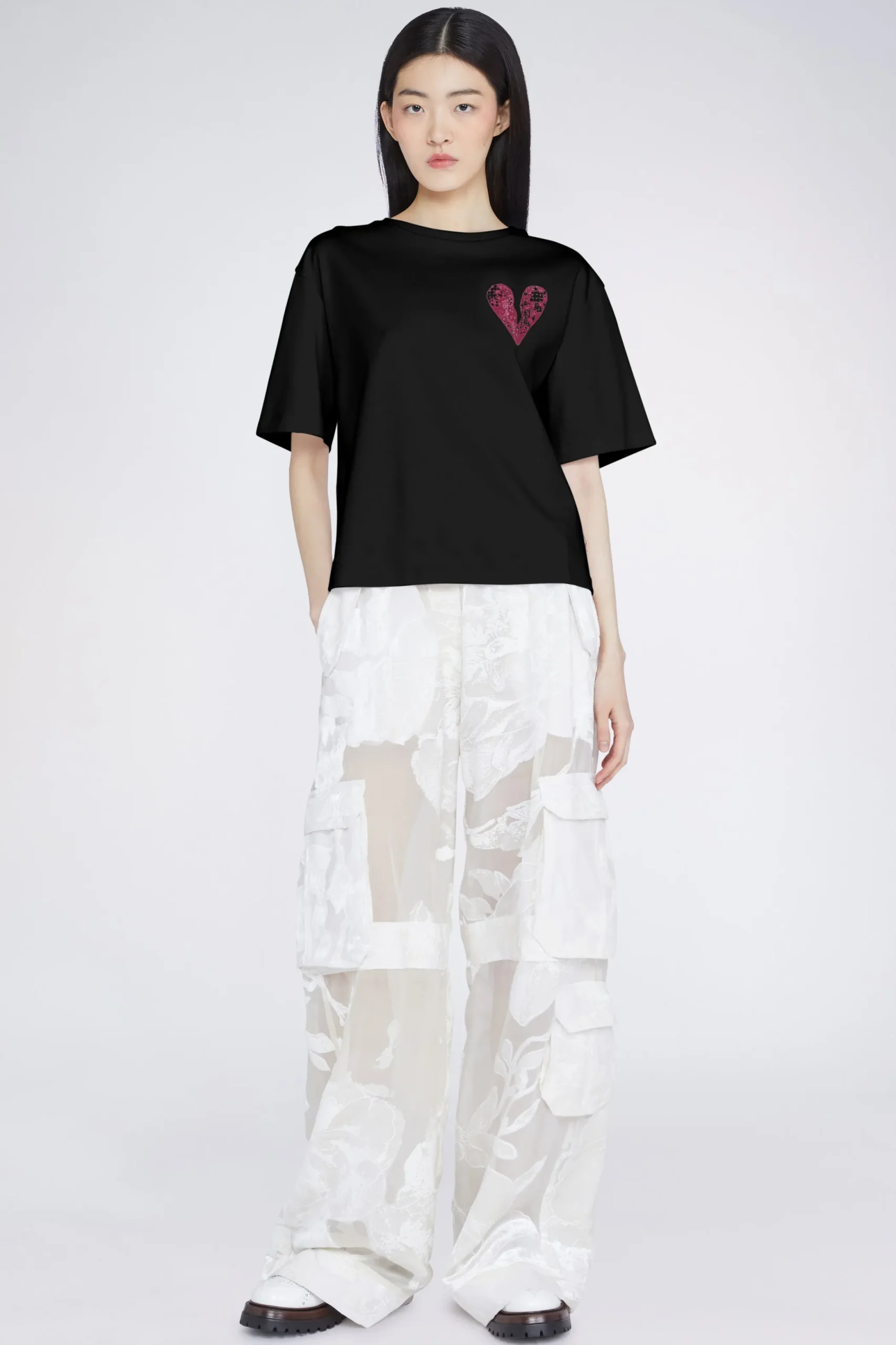 Discount Antonio Marras T-shirt Cuore Nera