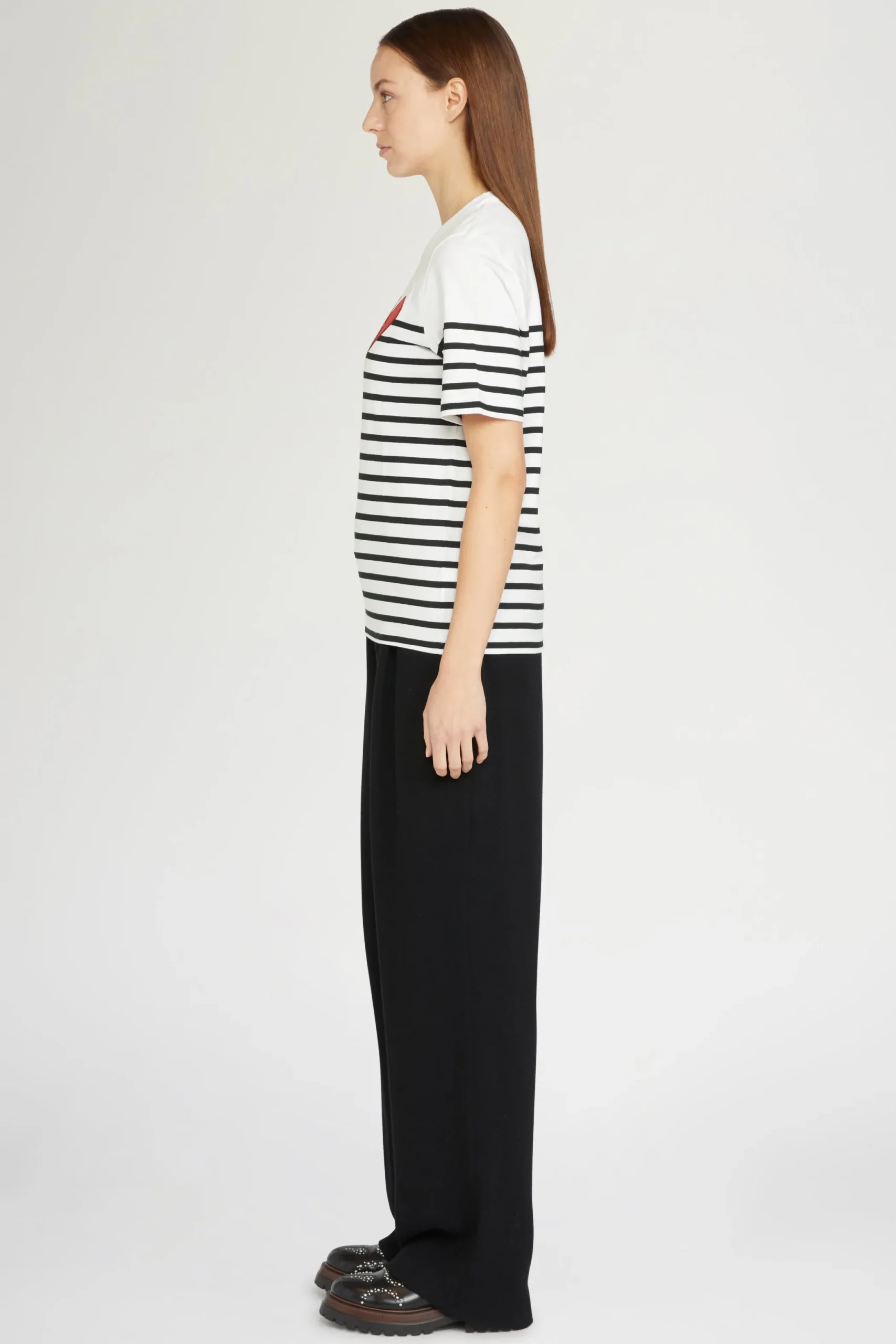 Sale Antonio Marras T-shirt Cuore Spezzato a Righe