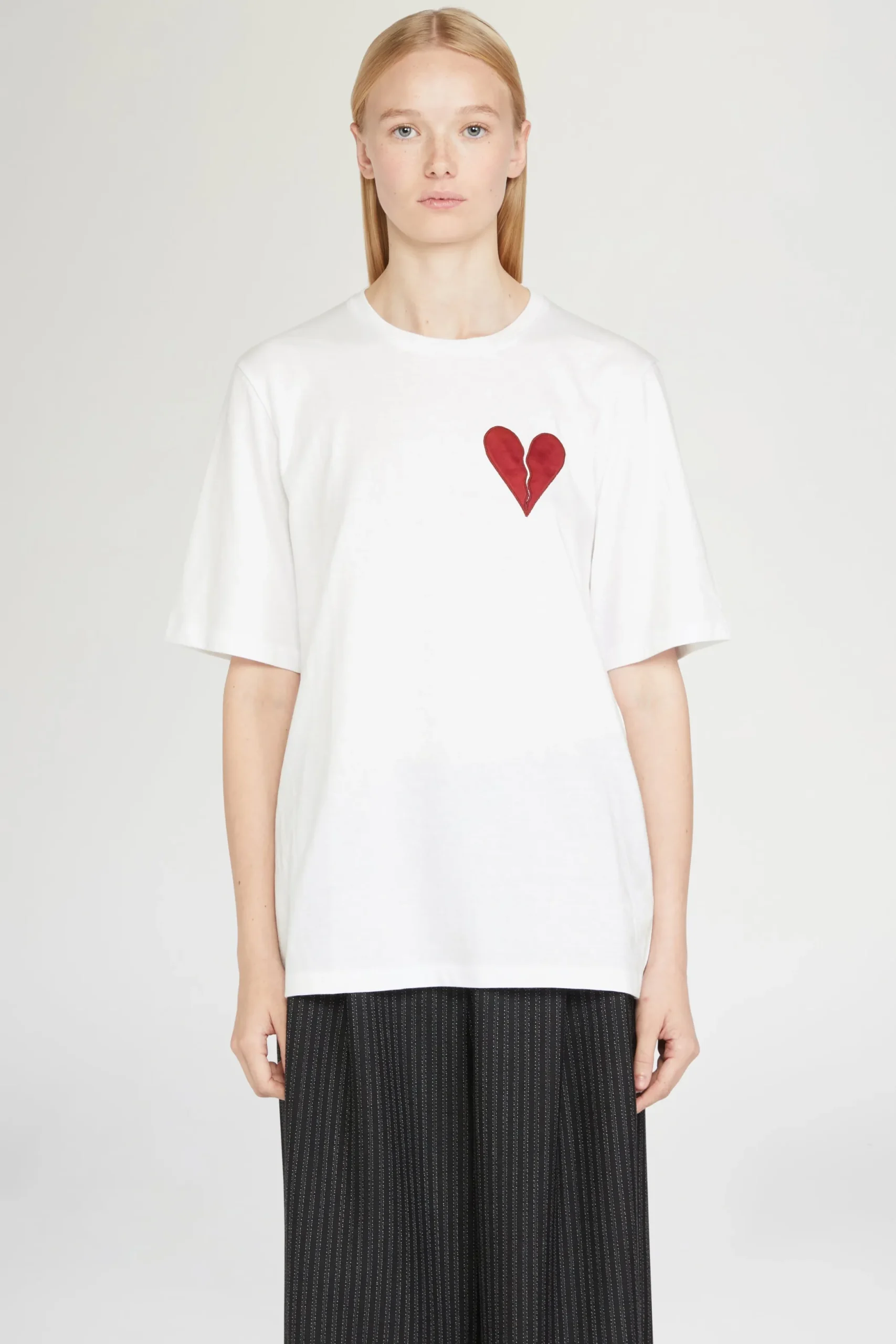 Fashion Antonio Marras T-shirt Cuore Spezzato Bianca