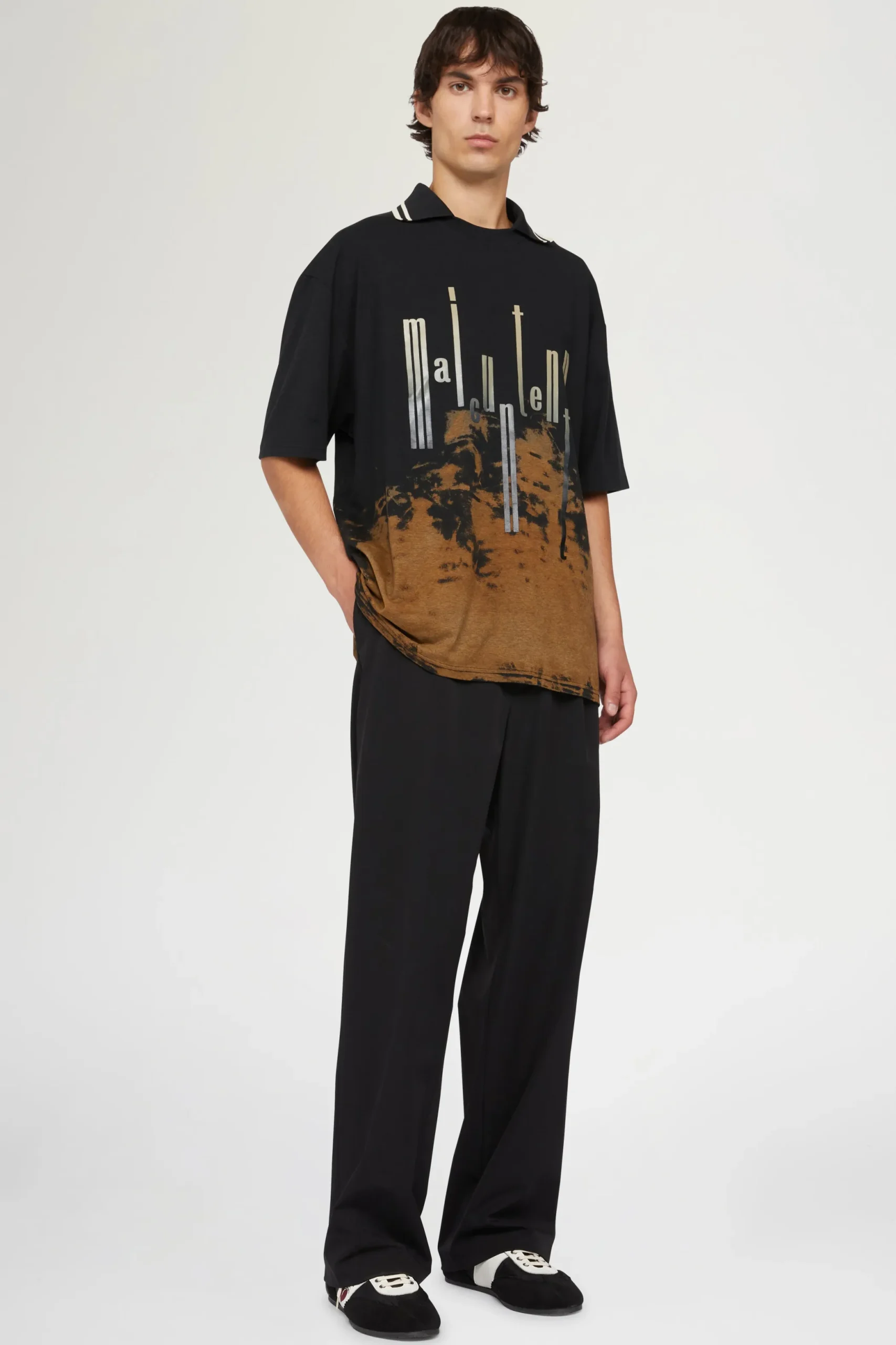 Fashion Antonio Marras T-shirt Nera & Marrone Maicuntentu