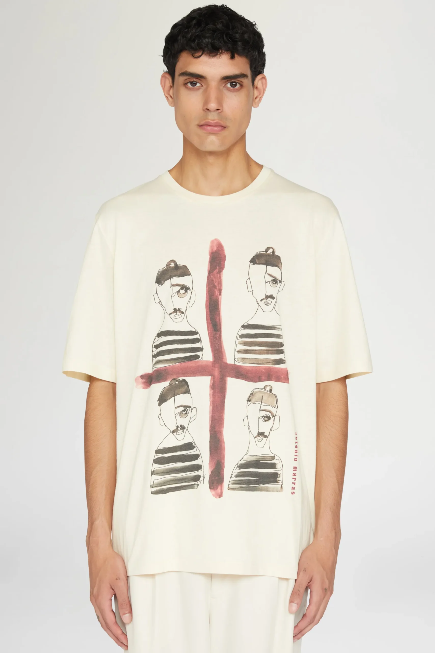 New Antonio Marras T-shirt Quattro Mori
