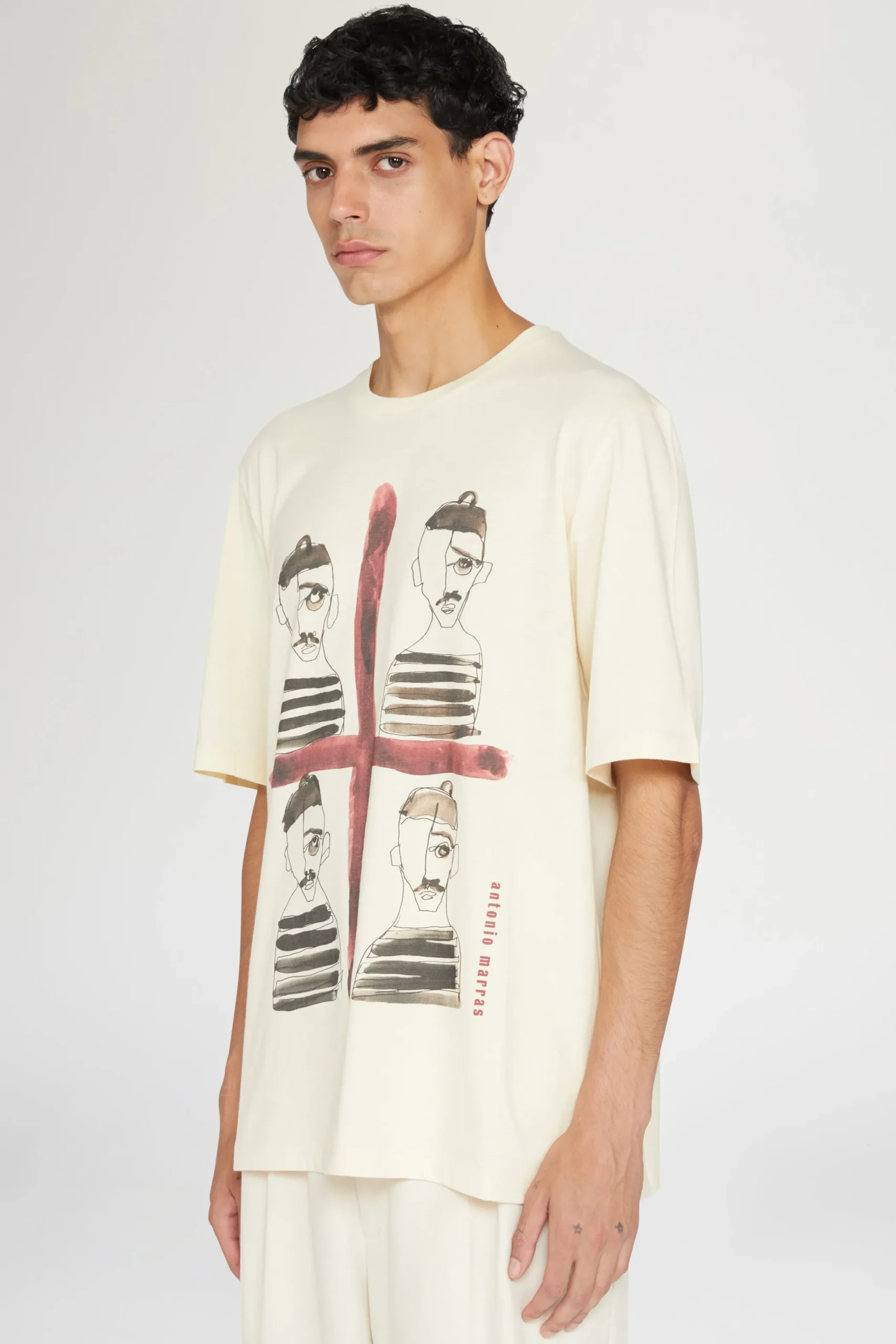New Antonio Marras T-shirt Quattro Mori